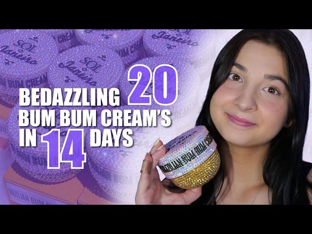 Bedazzling A WALL FULL of Brazilian Bum Bum Creams in only 2 weeks!