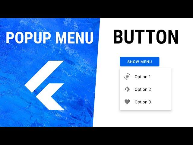 Flutter PopupMenuButton Widget