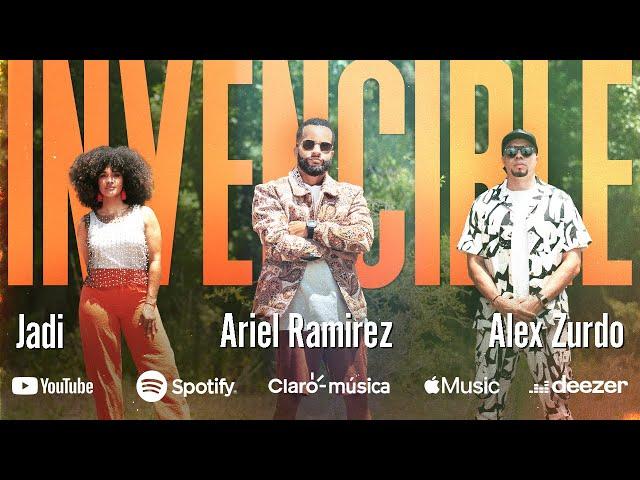 INVENCIBLE - ARIEL RAMIREZ, ALEX ZURDO, JADI. (Video Oficial)