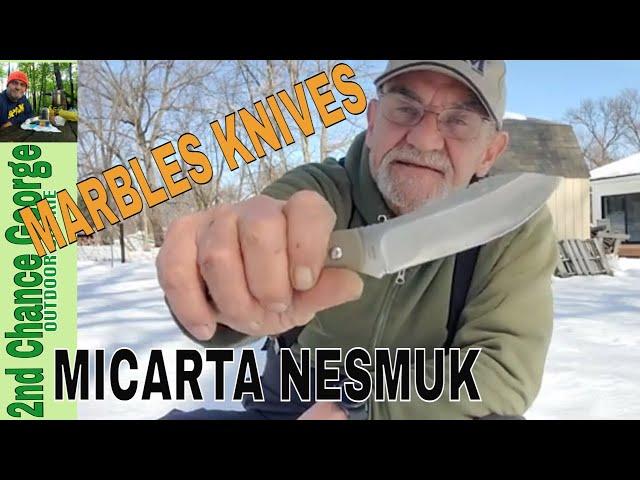 Marble's Micarta Fixed Blade Nessmuk. A hidden jewel for the starter Hunter,Camper or Bushcrafter