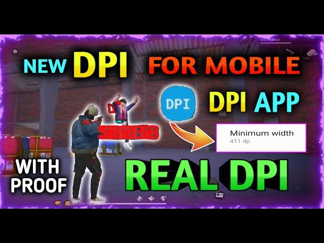 BEST DPI SETTINGS FOR FREE FIRE || DPI App  || How To Change Dpi In Free Fire  || Op Bot Gamer