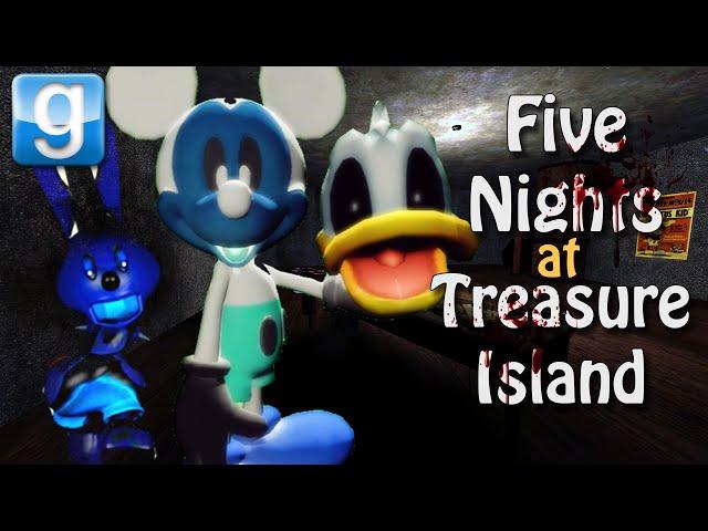 Gmod FIVE NIGHTS AT TREASURE ISLAND w/ Events (Garry's Mod Horror Map)