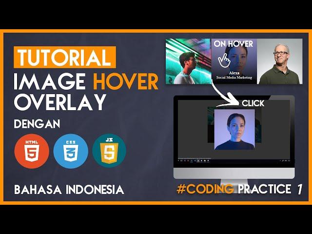 Tutorial Galery Foto - Membuat Judul Overlay Efect ketika di Hover Menggunakan HTML, CSS Javascript