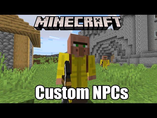 Npcs Building Structures | Minecraft | Custom NPCs 1.16.5