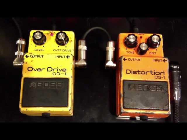 Vintage Boss Over Drive OD1 vs Vintage Boss Distortion DS1