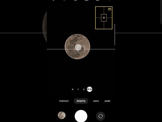 Samsung s23 ultra zooming test - Moon zooming #s23 #s23ultra