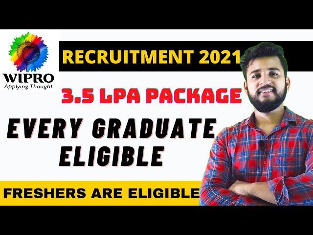  Wipro Jobs For Freshers 2021 | Off Campus Drive For 2021 Batch | Wipro Jobs