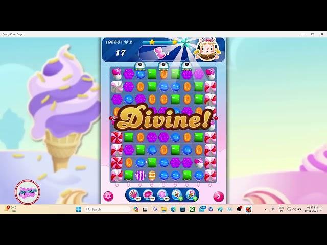 Candy Crush Saga Level 10586 NO BOOSTER