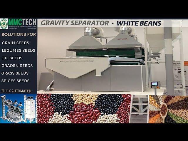 Gravity Separator Beans Cleaning by Mmctech | High-Quality Seed Processing