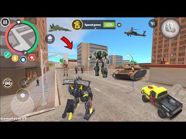 Rope Hero: Vice Town (Transformer Truck Fight Army Tanks) Zic Zack Truck - Android Gameplay HD