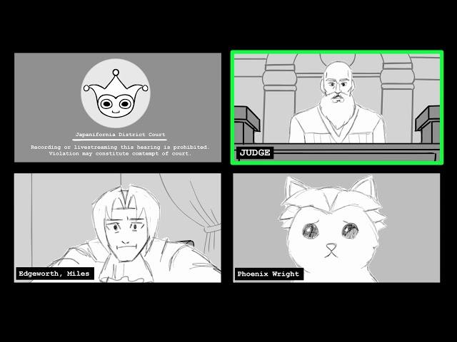 "I'm Not A Cat"  Ace Attorney Animatic