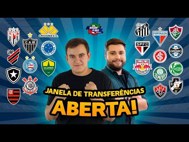 JANELA DE TRANSFERÊNCIAS ABERTA: como seu CLUBE vem se REFORÇANDO? | Mercado da Bola com Sá #08