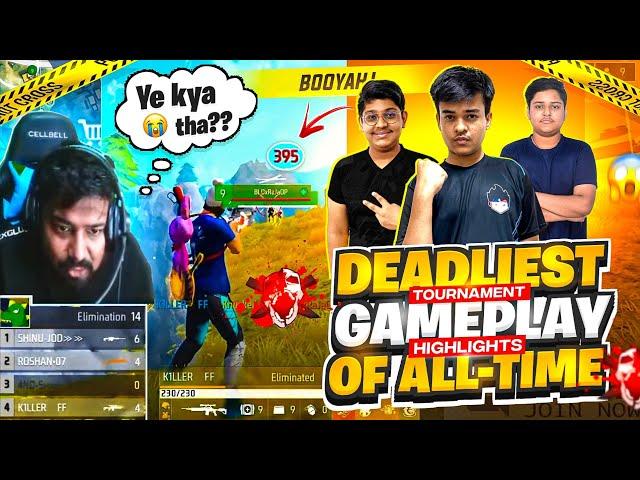 Deadliest Gameplay of All-time | Tournament india | Freefire