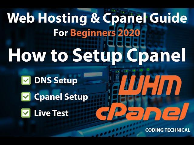 Web Hosting & Cpanel Guide - How to Create  Cpanel in WHM | DNS Setup