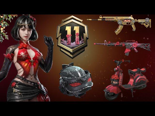 လာမဲ့ RP အသစ် A11 မှာ ရရှိမဲ့ 1 To 100 RP စကင်များ || PUBG Mobile