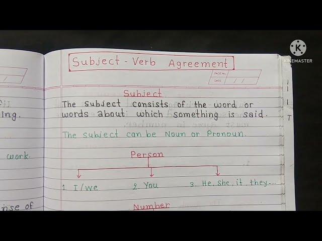 What is subject- verb agreement? definition of subject-verb agreement|| #subject #verb #grammar