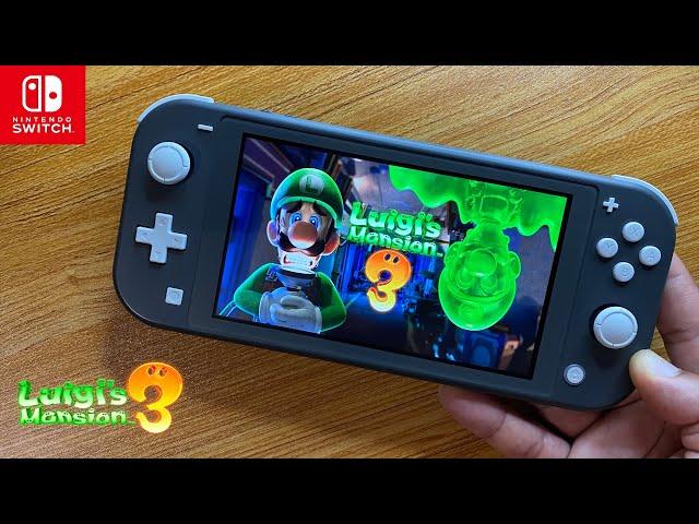 Luigi’s Mansion 3 Nintendo Switch Lite Gameplay