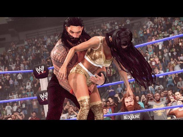 WWE 2k22 MODS: Roman Reigns vs Billie Kay, Intergender Wrestling