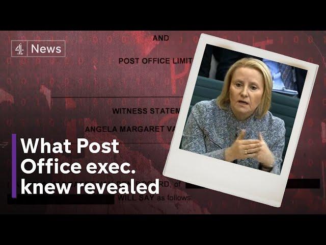 Post Office Scandal: what did top executive know?