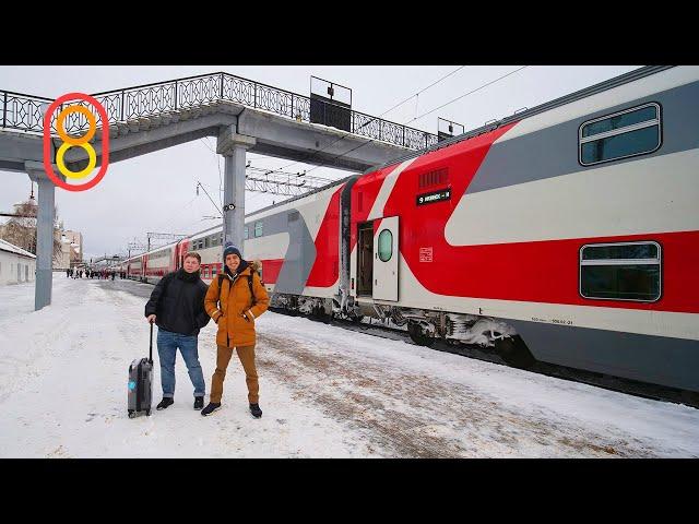 RZD double-decker train - REALLY nice!