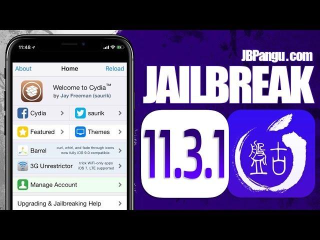 iOS 11.3.1 Jailbreak 2018  | PANGU iOS 11 Jailbreak RELEASED* [UNTETHERED] - Install Cydia!