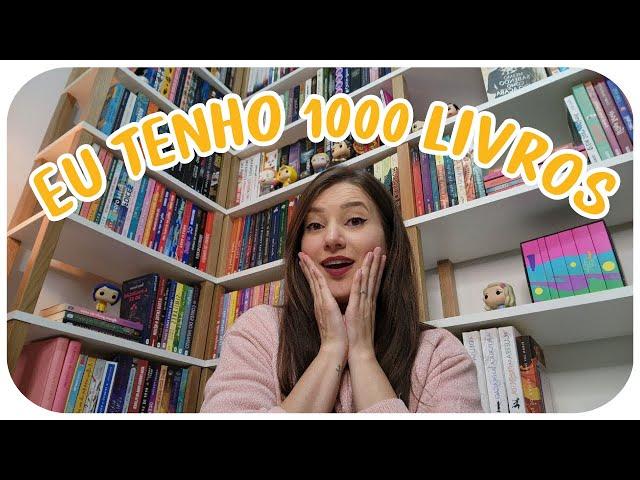 EU TENHO MIL LIVROS | Falando sobre a minha coleção de livros | Patricia Lima