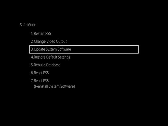 How to enter Safe Mode on a PlayStation 5 and its troubleshooting options