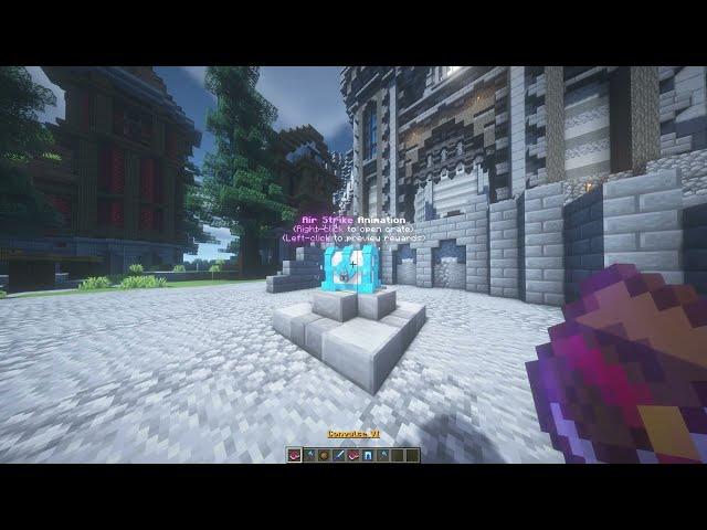 AdvancedCrates - Minecraft Crates 3D Hologram Animation Showcase - Air Strike Animation