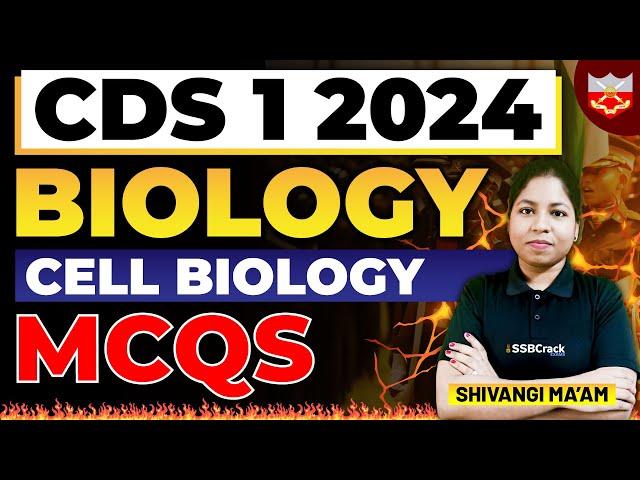Top 25 MCQs On Cell Biology | CDS 1 2024 | UPSC