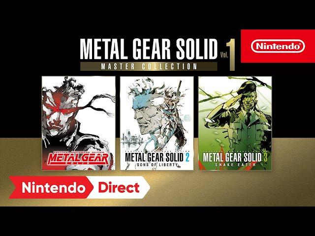 METAL GEAR SOLID: MASTER COLLECTION Vol. 1 - Nintendo Direct 6.21.2023