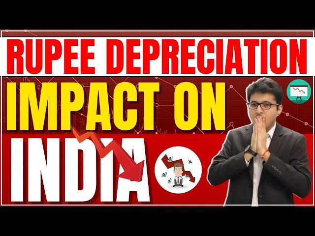 How rupee depreciation impacts India? - Current account deficit?  #shorts