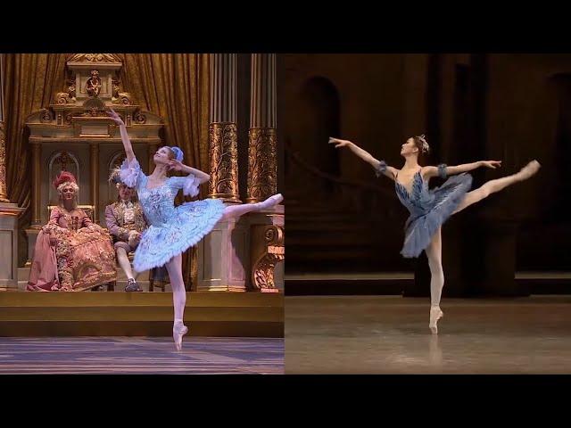 Bluebird Florine's Variation (Split Screen): Kaptsova, Takada