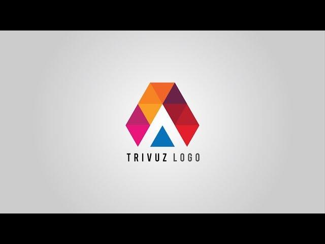 Illustrator Tutorial: Low poly logo | For beginner