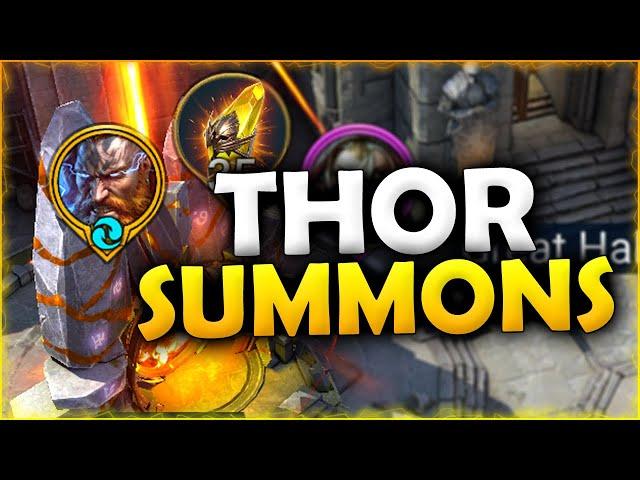 ANCIENT & SACRED SUMMONS FOR THOR FUSION! HIT GOLD!!! | RAID SHADOW LEGENDS