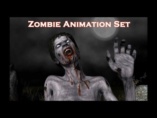 Medhue Zombie Animation Set for Dazstudio