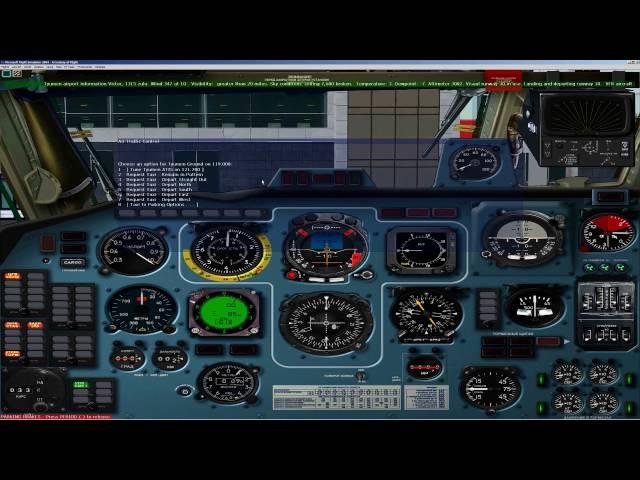 FS 2004 [FS9] | ИЛ 76 ТД | IL 76 TD | полет по НВ - ПБ | USTR - USDD | Full flight