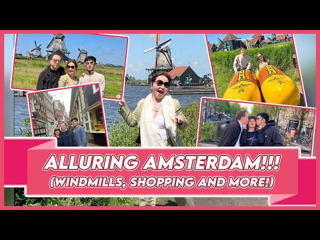 GOODBYE MADRID, HELLO AMSTERDAM! SHOPPING + HANG OUT WITH TIM AND PHIL PART 1 | Small Laude