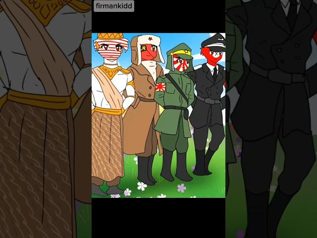 dulu dan sekarang #countryhumans #majapahit #sovietunion #japanempire #germany