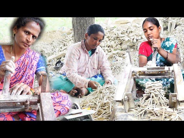 Slate Pencils Making | Making Process of Slate Pencils | Markapur | Hard Working Women