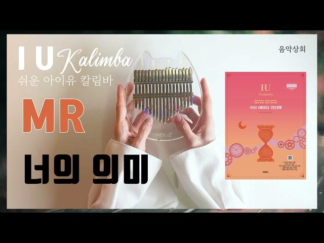 MR 너의의미/ IU kalimba [쉬운 아이유 칼림바] 수록곡