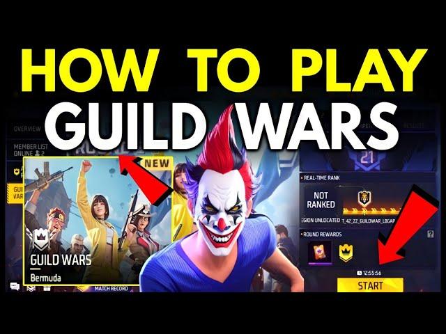 How to Play Guild Wars in Free Fire - Guild 2.0 free fire - Guild wars free fire