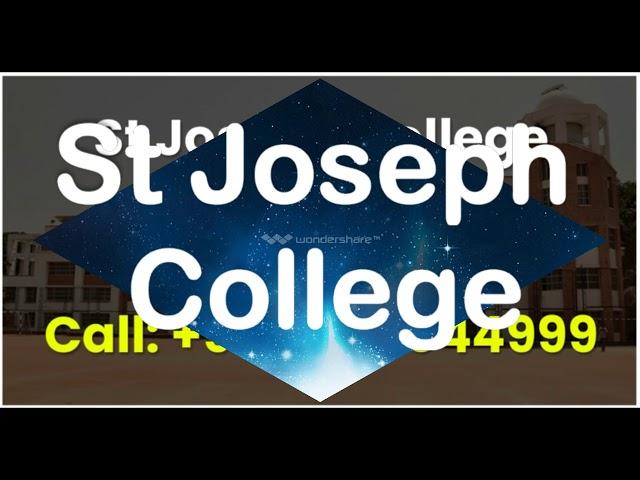 st joseph college/ St Joseph College Admission