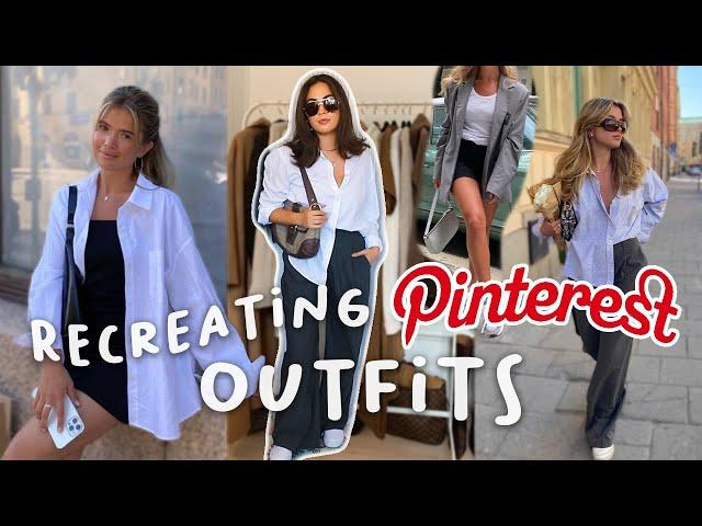 recreating pinterest outfits *matilda djerf edition*