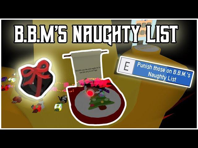 Using "B.B.M's Naughty List" | Bee Swarm Simulator