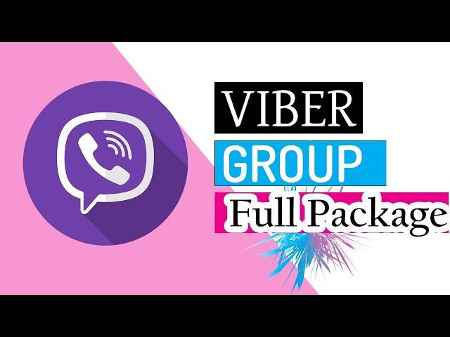 How To Create A Viber Group & Use | Viber Group Full Setting