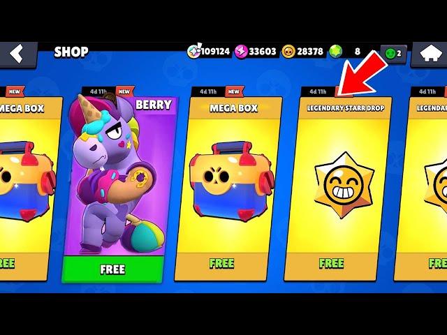 WOOW!! UPDATE REWARDS!! FREE MEGA BOX !!! LEGENDARY GIFTS!! BRAWL STARS NEW UPDATE!!