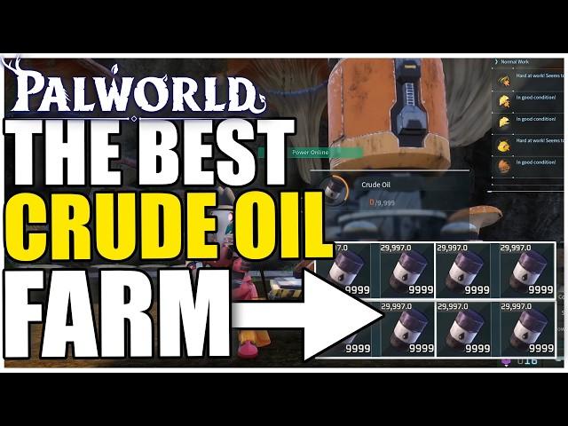 Crude Oil in Palworld - EVERYTHING you need to know