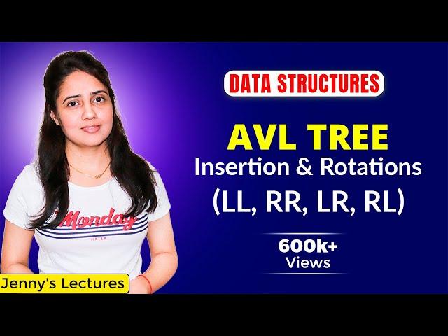 5.13 AVL Tree - Insertion, Rotations(LL, RR, LR, RL) with Example | Data Structure Tutorials