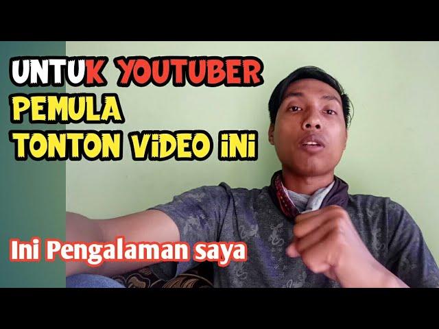 Berbagi pengalaman Sampai dapat penghasilan di youtube