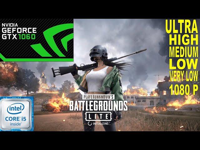 PUBG Lite || Very Low - Ultra Setting || i5 9400F - GTX 1060 6GB || Gameplay - Benchmark